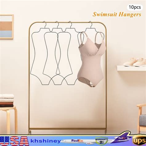 PCS Swimsuit Hangers Body Shape Bikini Hanger Lingerie Display Metal Hangers EBay