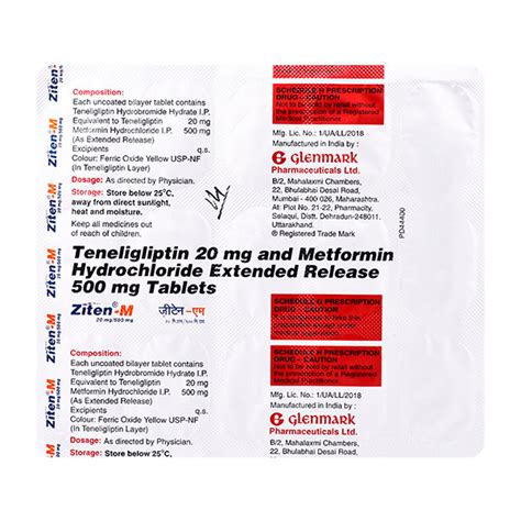 Ziten M 20 500mg Tablet 15 S Price Uses Side Effects Netmeds