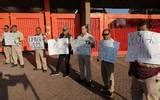 Tula Trabajadores de la Refinería Miguel Hidalgo protestan otra vez