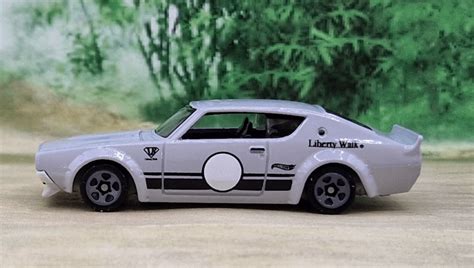 Машинка Базова Hot Wheels Nissan Skyline GT R LBWK Liberty Walk Then and Now HTC Grey