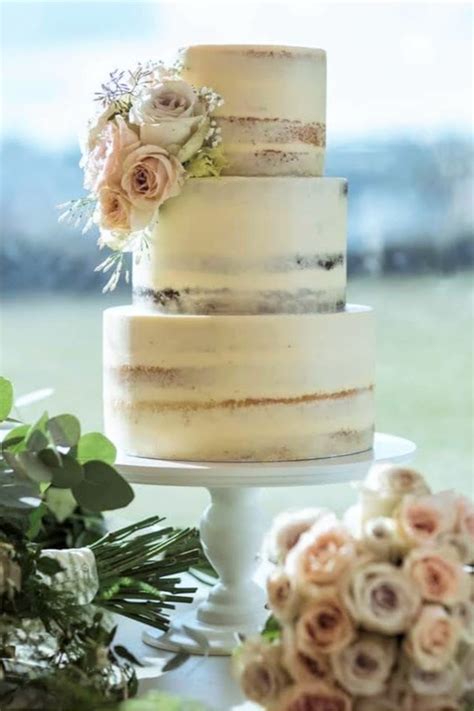 Flowers Tri Semi Naked Nicky Grant Cakes And Chocolate Cornwall Uk