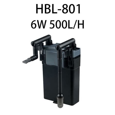 бесшумный внешний фильтр для аквариума sunsun HBL-801 мощностью 6 Вт ...