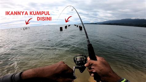 Cukup Lempar Umpan Di Dekat Tiang Dijamin Strike Ultralight Casting