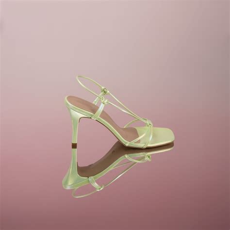 Buy Scentra Vivian Lime Green Strappy Heels Online