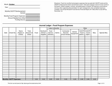 Free Accounting Spreadsheet Templates For Small Business 50 New Cost In