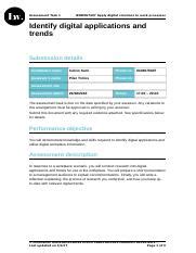 Sbsmgt Task Docx Assessment Task Bsbmgt Apply Digital