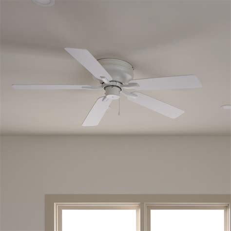 Kichler Basics Pro Legacy Patio 52 In Matte White Indooroutdoor Flush