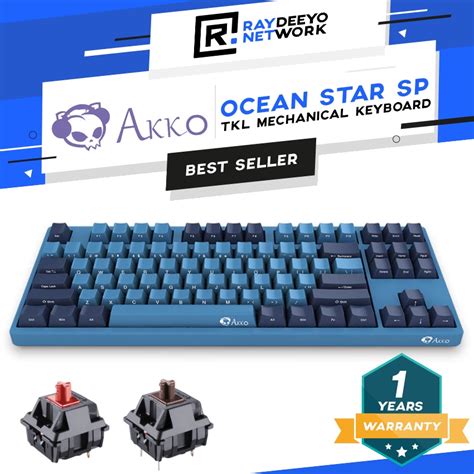 Akko Ocean Star 3087 Sp Tkl Keyboard Tkl Layouttype C Shopee Malaysia