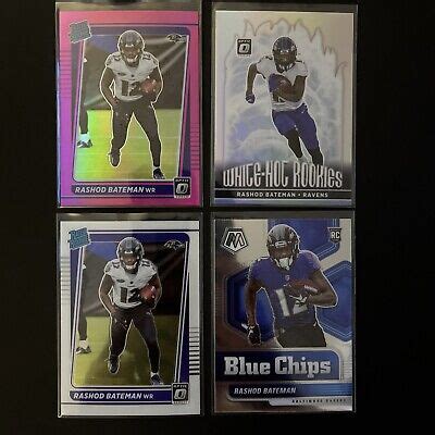 Rashod Bateman Rookie Card Lot Baltimore Ravens Ebay