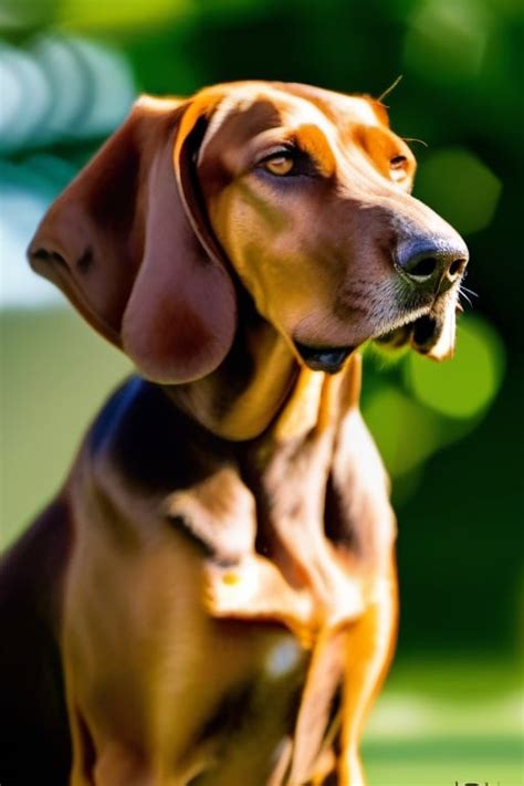 Redbone Coonhound Tensor Art