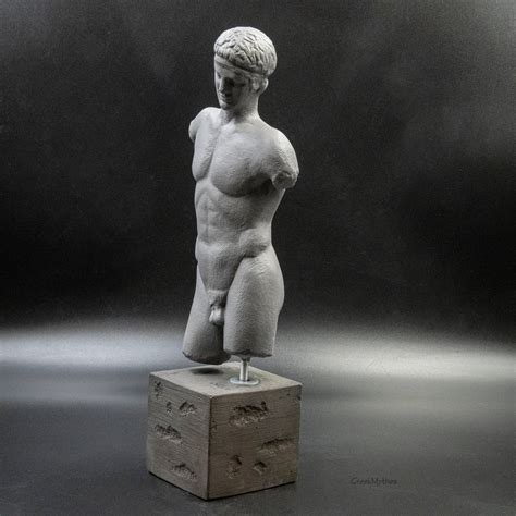 Nude Male Youth Body Torso Statue Ancient Greek Art Museum Replica Greek Decor Nude Art