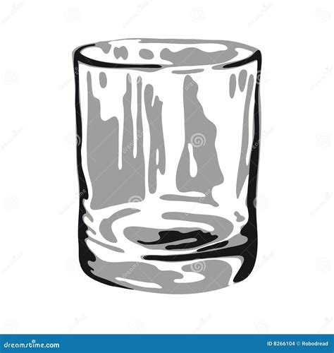 Empty Glass Vector Stock Vector Illustration Of Dishware 8266104