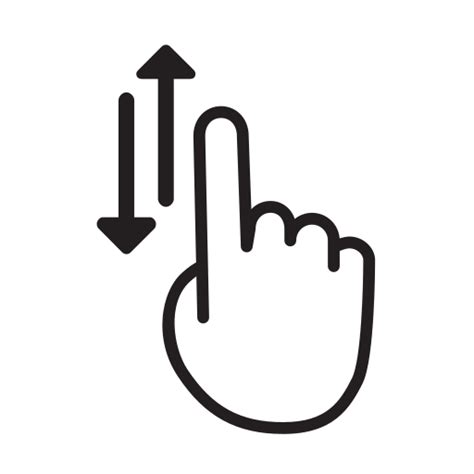 scroll icon vertical icon