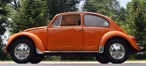 1970 70 Volkswagen Vw Classic Beetle Orange Manual Low Milage No Reserve For Sale Photos