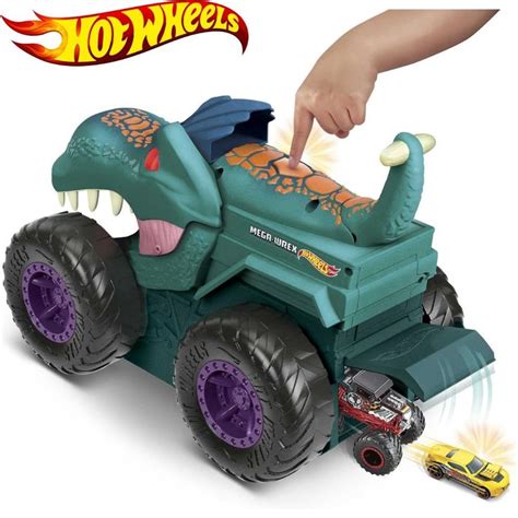 Monster Trucks Mega Wrex Mastica Coches Hot Wheels