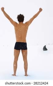 Thousand Naked Man In Snow Royalty Free Images Stock Photos Pictures Shutterstock