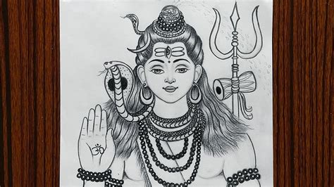 How To Draw Lord Shiva Bholenath Drawing Step By Step For Beginners