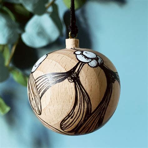 Mistletoe Christmas Ornament - Handmade & Meticulously Crafted • Love ...