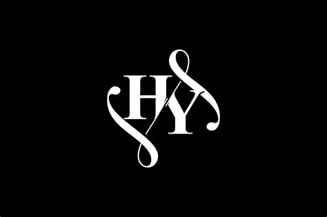 HY Monogram Logo Design V6 Graphic by Greenlines Studios · Creative Fabrica