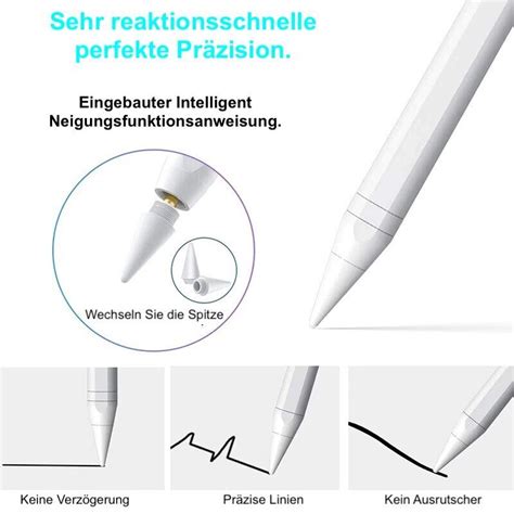 Für Apple Pencil 2 Generation Stylus Stift Pen für Apple iPad Pro Air