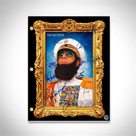 The Dictator Script Limited Signature Edition Rare T