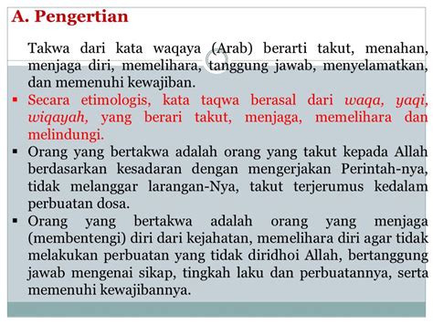 Pengertian Taqwa Brain