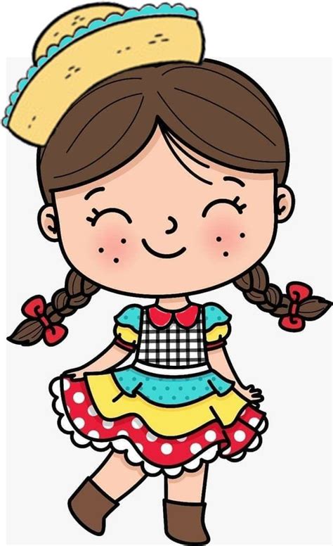 Desenho De Festa Junina Menina - Bonecos festa junina desenho | Desenhos sao joao, Desenhos fáceis de ...