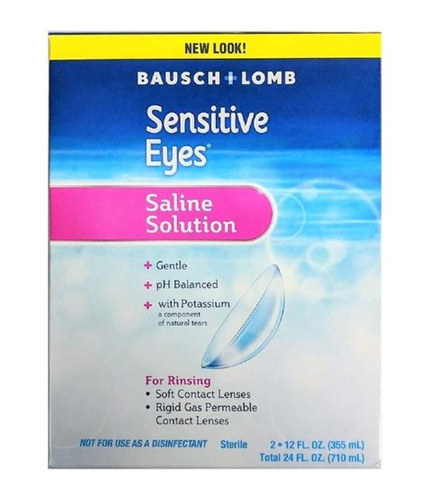 Sensitive Eyes Saline Solution Fluid In 2022 Sensitive Eyes Contact