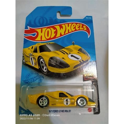 Hot Wheels Ford Gt Mk Iv Shopee Malaysia