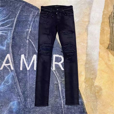 Amiri Amiri16aw Mx1 Brushed Waxed Leather Jeans Grailed