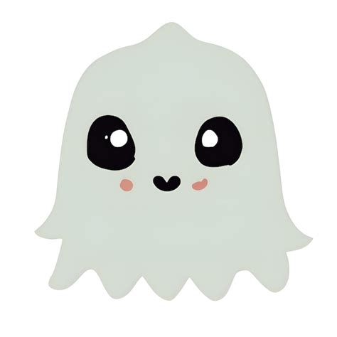 Premium Vector Cute Ghost Smiling