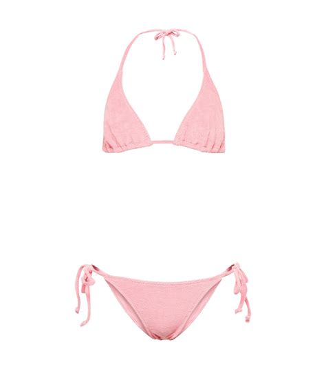Lisa Marie Fernandez Pamela Cotton Blend Terry Bikini Lisa Marie
