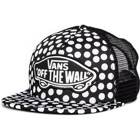 Vans Beach Girl Oversize Dots Trucker Cap Schwarz Caphunters Ch