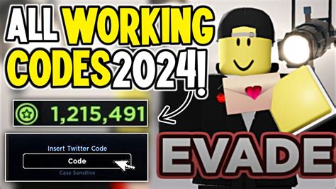 VAL ALL WORKING CODES FOR EVADE IN MARCH 2024 ROBLOX EVADE CODES