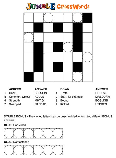 Free Printable Jumble Puzzle Today: Fun! - Printables for Everyone