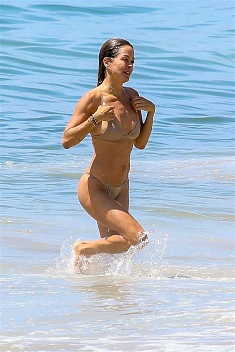 Brooke Burke In Bikini On The Beach In Malibu Hawtcelebs