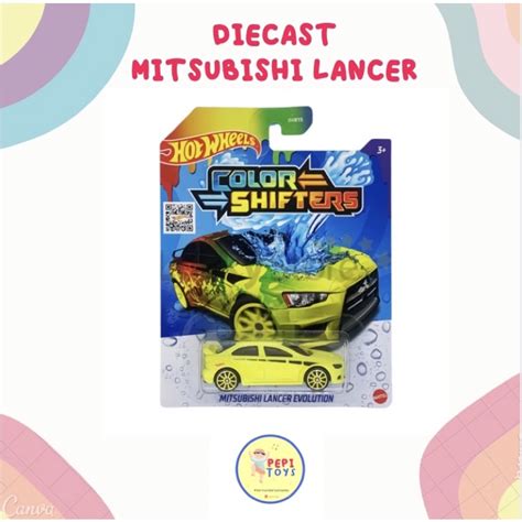 Jual Hot Wheels MITSUBISHI LANCER EVOLUTION Color Shifters Series Shopee Indonesia