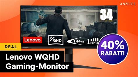 34 Zoll WQHD 144Hz für weniger als 300 Dieser Gaming Monitor zum