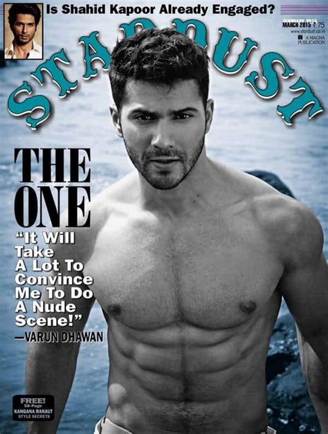 Varun Dhawan It Will Take A Lot To Convince Me To Do A Nude Scene Bollywood News Gossip