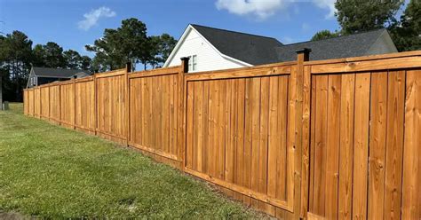 Choosing The Perfect Finish For New Wood Fence In Leland Nc