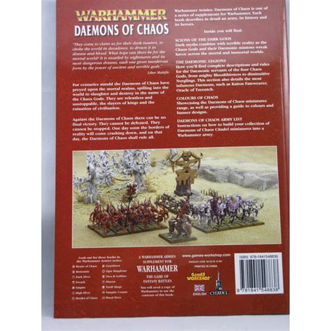 Daemons of Chaos: Warhammer Armies - Daemons of chaos