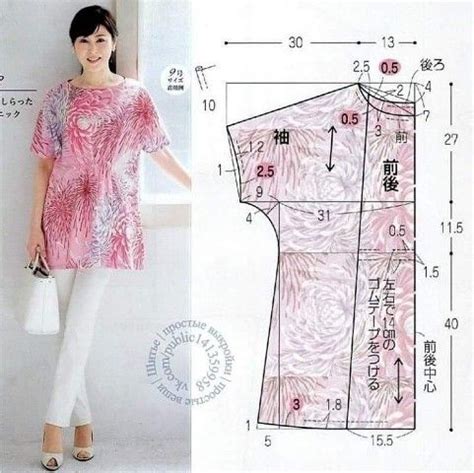Фотография | Patrones de costura de túnica, Patrones de vestido de ...