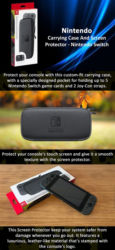 Nintendo Nintendo Switch Carrying Case & Screen Protector - Switch UAE