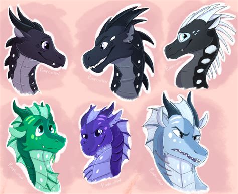 Wings Of Fire Darkstalker Characters By Pumpkinpawart On Deviantart