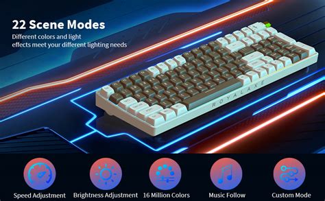 Amazon ROYALAXE X ProtoArc R Wireless Mechanical Keyboard Hot Swappable Wired Bluetooth