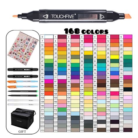 Touchfive Marker Farben Stift Pins Grandado