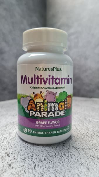 Natures Plus Animal Parade 90 tablets, Энимал Парад Мультивитамины для ...