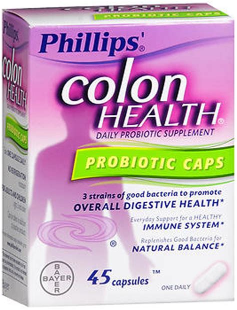 Phillips Colon Health Probiotic Capsules 45 Ct The Online Drugstore