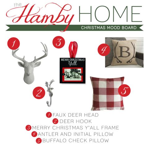 Christmas Mood Board - The Hamby Home