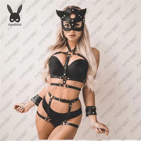 Sexy Lingerie De Couro Bondage Corpo Arn S Para Mulheres Brinquedos